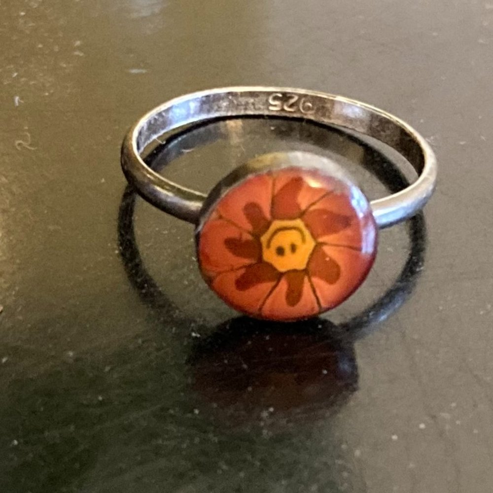 Italian Murano Glass Ring